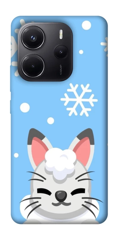 Чохол на Xiaomi Redmi Note 14 5G Adopt Me Snow Kitty Smile фото 1 з 1