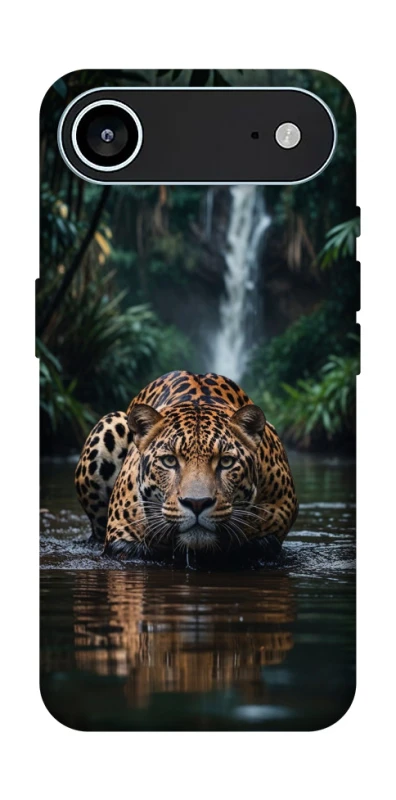 Чехол на Apple iPhone 17 Air (6.5") Leopard in water фото 1 из 1
