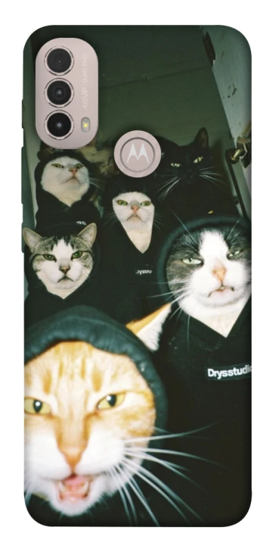 Чехол на Motorola Moto E40 Сatsss фото 1 из 1