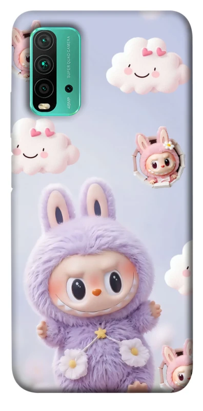 Чохол на Xiaomi Redmi Note 9 4G / Redmi 9 Power Labubu & clouds фото 1 з 1
