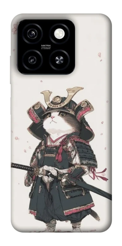 Чохол на ZTE Blade A55 4G Samurai Cat Warrior фото 1 з 1