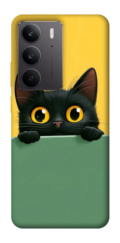 Чехол на Realme C75 Black cat v2 фото 1 из 1