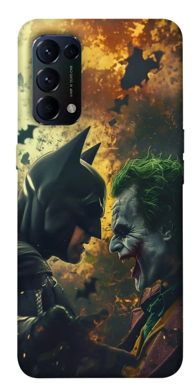 Чохол на Oppo Reno 5 4G Batman and the Joker фото 1 з 1