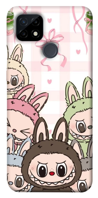 Чохол на Realme C21 All Labubu 2 фото 1 з 1