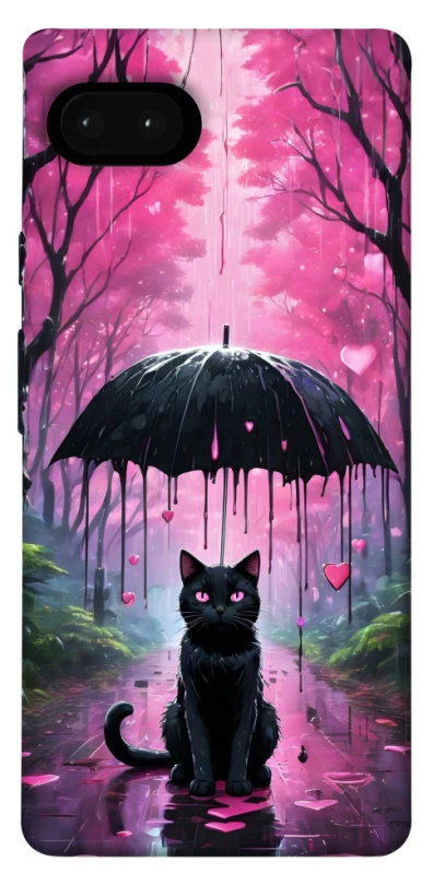 Чохол на Google Pixel 7a Black cat фото 1 з 1