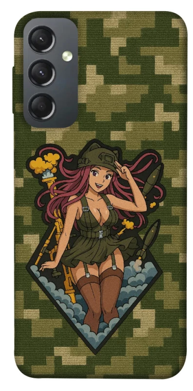 Чохол на Samsung Galaxy A24 4G Military Waifu фото 1 з 1