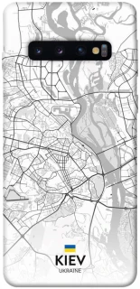 Чохол на Samsung Galaxy S10 Kiev white map фото 1 з 1