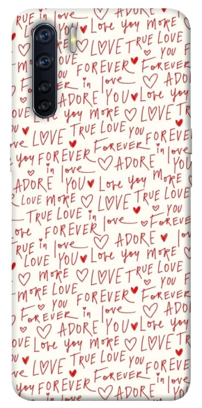 Чехол на Oppo A91 Love aesthetic ver.4 фото 1 из 1