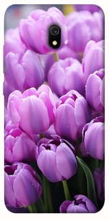 Чохол на Xiaomi Redmi 8a Фіолетові тюльпани фото 1 з 1