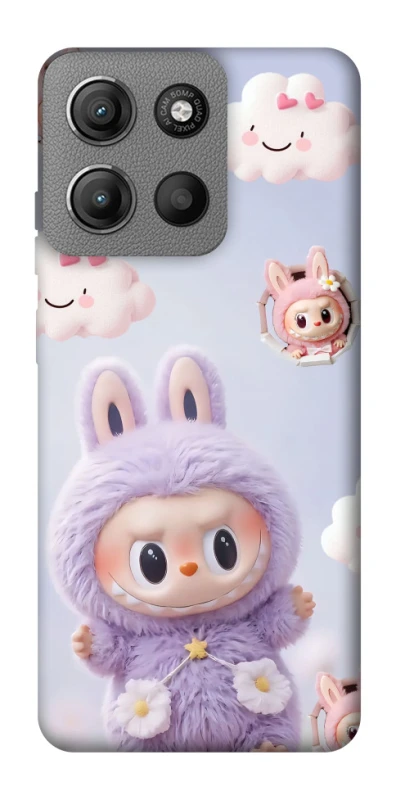 Чохол на Motorola Moto G15 4G Labubu & clouds фото 1 з 1