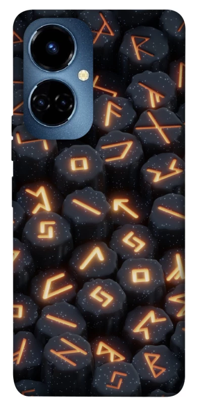 Чехол на TECNO Camon 19 Pro Огненые руны фото 1 из 1