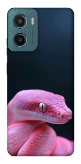 Чохол на Motorola Moto G06 Рожева змія фото 1 з 1