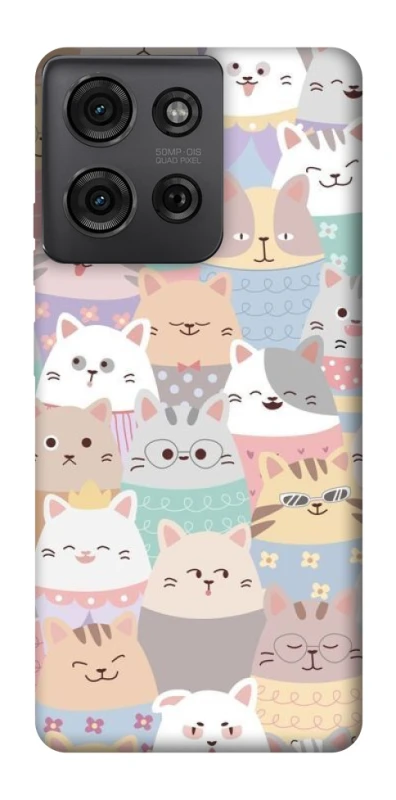 Чохол на Motorola Moto G75 Funny Kittens ver.2 фото 1 з 1