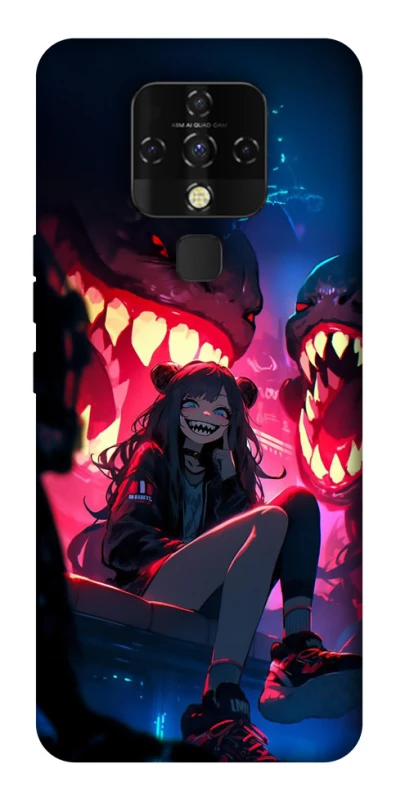 Чехол на TECNO Camon 16 SE Anime girl фото 1 из 1