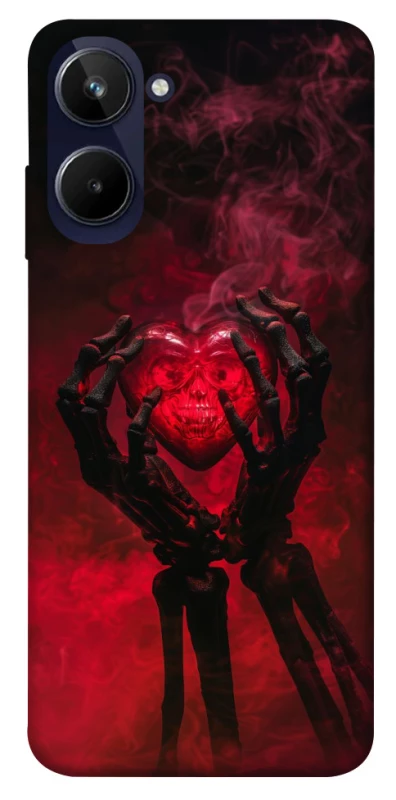 Чохол на Realme 10 4G Heart in the hands of a skeleton фото 1 з 1