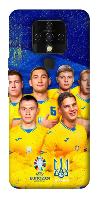 Чехол на TECNO Camon 16 SE Сбоная Украины v2 фото 1 из 1