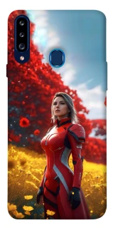Чохол на Samsung Galaxy A20s Cyber space girl ver.5 фото 1 з 1