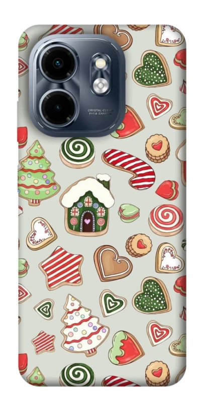 Чехол на Infinix Smart 9 4G / Hot 50i Новогодний v7 фото 1 из 1