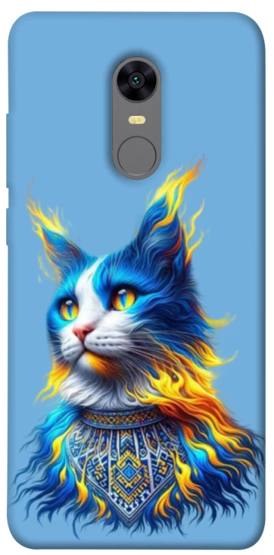 Чохол на Xiaomi Redmi 5 Plus / Redmi Note 5 (Single Camera) Кіт патріот фото 1 з 1