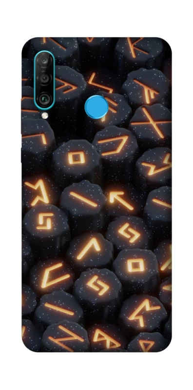 Чохол на Huawei P30 lite Вогняні руни фото 1 з 1