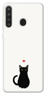 Чохол на Samsung Galaxy A21 cat in love фото 1 з 1