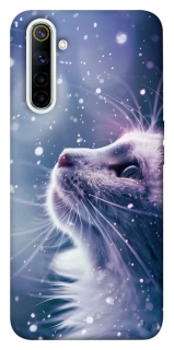 Чехол на Realme 6 Snow cat фото 1 из 1