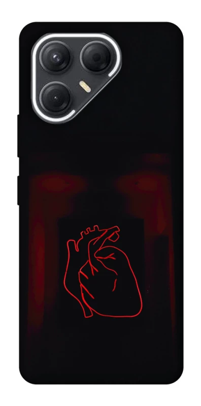 Чехол на TECNO Pova 7 Красное сердце фото 1 из 1