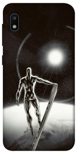 Чехол на Samsung Galaxy A10 (A105F) Серебряный сёрфер фото 1 из 1