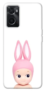Чехол на Oppo A76 4G Minimal Bunny Peek фото 1 из 1