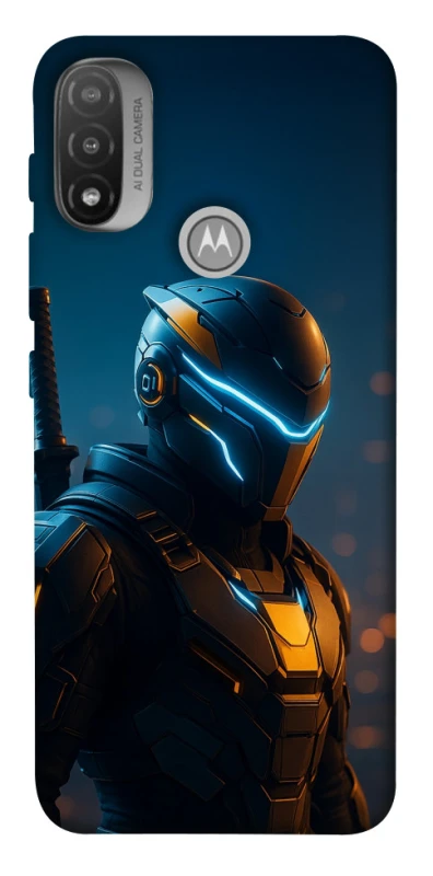 Чохол на Motorola Moto E20 Cyber Samurai фото 1 з 1