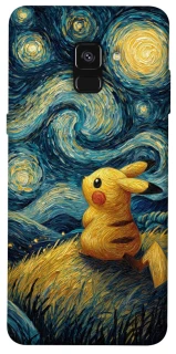 Чохол на Samsung A530 Galaxy A8 (2018) Pikachu and Van Gogh фото 1 з 1