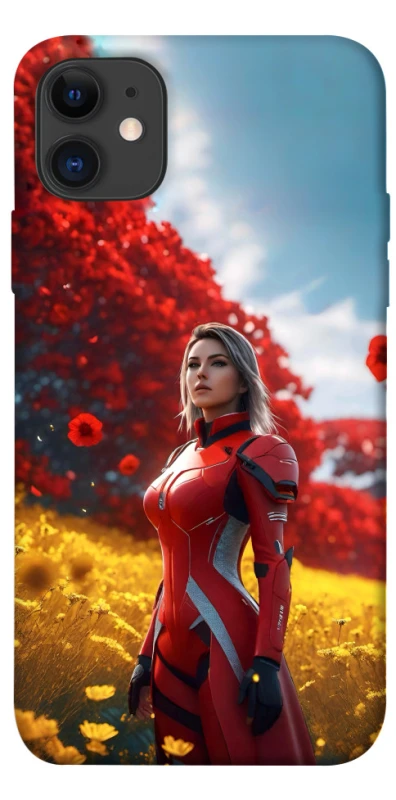 Чохол на Apple iPhone 11 (6.1") Cyber space girl ver.5 фото 1 з 1