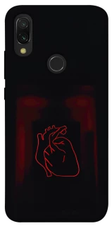 Чехол на Xiaomi Redmi 7 Красное сердце фото 1 из 1