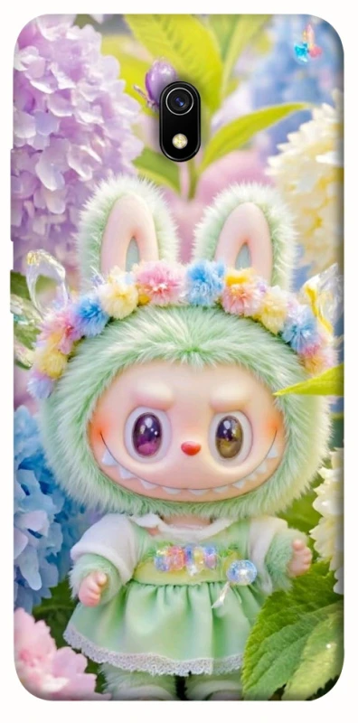 Чохол на Xiaomi Redmi 8a Labubu & Flowers ver.2 фото 1 з 1