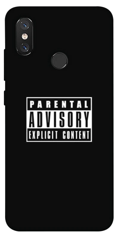 Чохол на Xiaomi Mi 8 Parental Advisory Label фото 1 з 1