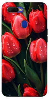 Чохол на Oppo A5s Червоні тюльпани фото 1 з 1