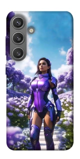 Чехол на Samsung Galaxy S24 FE Cyber space girl ver.4 фото 1 из 1