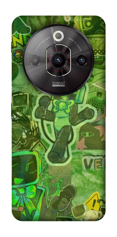 Чохол на ZTE Nubia Focus Pro Dandysworld tv green theme фото 1 з 1