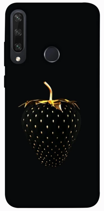 Чохол на Huawei Y6p Чорна полуниця фото 1 з 1