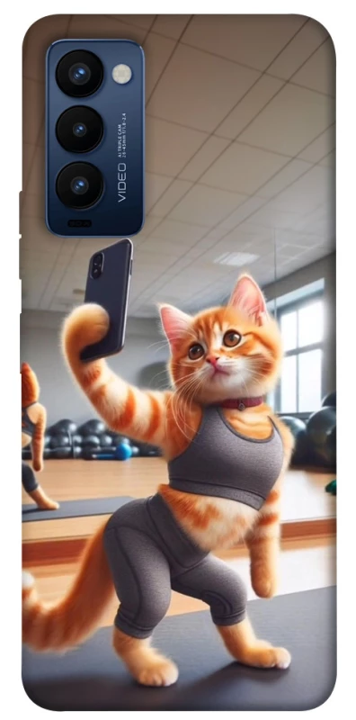 Чехол на TECNO Camon 18 Кошечка фото 1 из 1