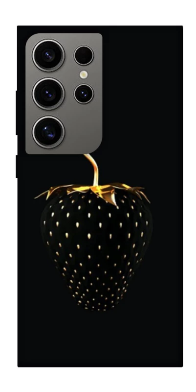 Чохол на Samsung Galaxy S24 Ultra Чорна полуниця фото 1 з 1