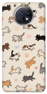 Чохол на Xiaomi Redmi Note 9 5G / Note 9T Cat style ver.2 фото 1 з 1