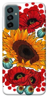 Чохол на Samsung Galaxy M13 4G Соняшники та маки фото 1 з 1