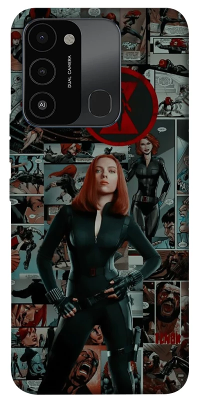 Чехол на TECNO Spark 8C Black Widow фото 1 из 1