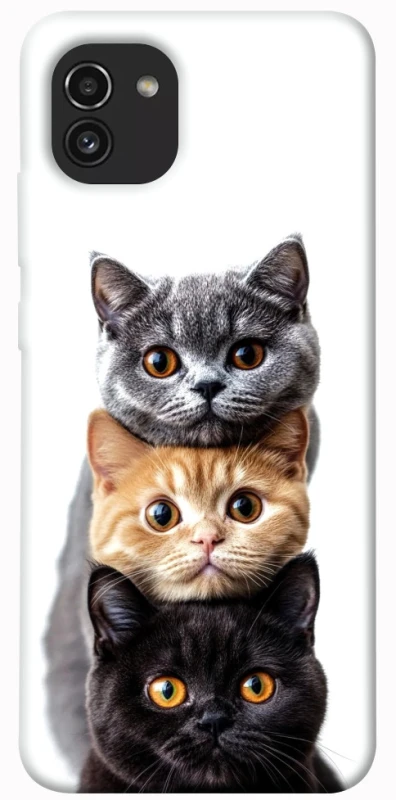 Чохол на Samsung Galaxy A03 Гарні котики фото 1 з 1