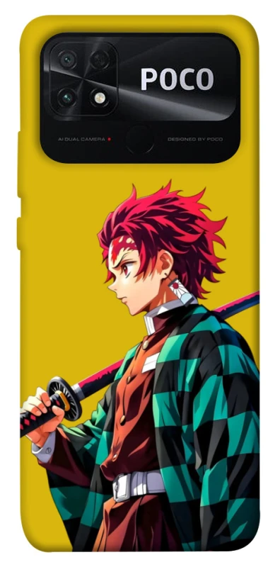 Чохол на Xiaomi Poco C40 Tanjiro Kamado v2 фото 1 з 1