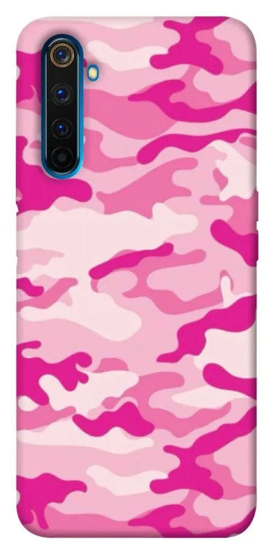 Чехол на Realme 6 Pro camouflage pink фото 1 из 1