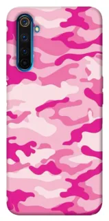 Чехол на Realme 6 Pro camouflage pink фото 1 из 1