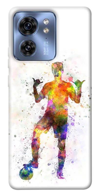 Чохол на Motorola Edge 40 Football Player v3 фото 1 з 1