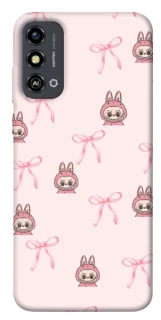 Чохол на ZTE Blade A53 Pink bows and Labubus фото 1 з 1
